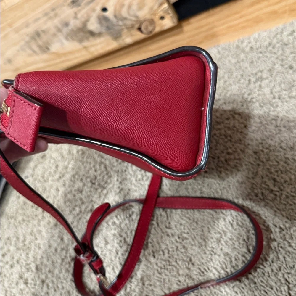 Michael‎ Kors Selma Red Saffiano Leather Red Crossbody bag